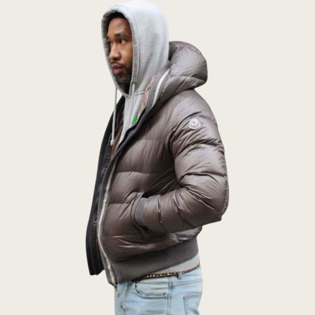 100~105/ 몽클레어 2WAY 레이어 다운 후디드 패딩