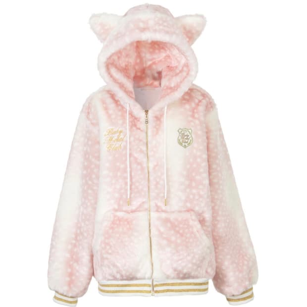 BMC Bambi doll fur jacket (baby pink)