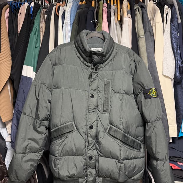 [xxl] 19fw 스톤아일랜드 크링클랩스 숏패딩