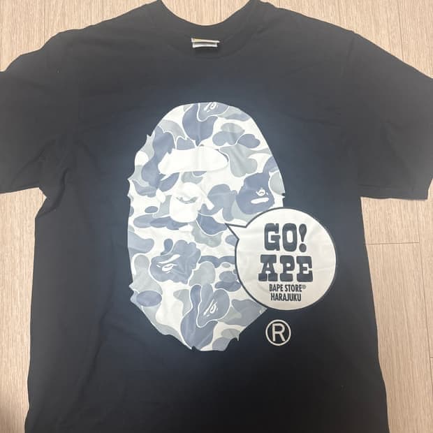 베이프 하라주쿠 고 에이프 반팔 BAPE HARAJUKU