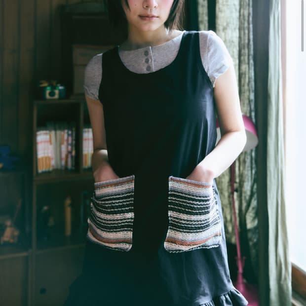 구월십일 layered long dress black
