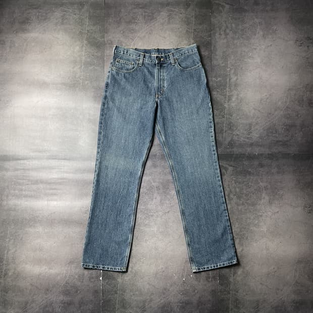 CARHARTT 칼하트 빈티지 릴렉스드핏 데님 워크 팬츠 A00876