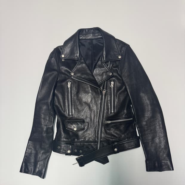 여성 프렌즈 이태리 리얼 양가죽 라이더 자켓 55