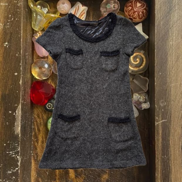 black 보들보들 원피스