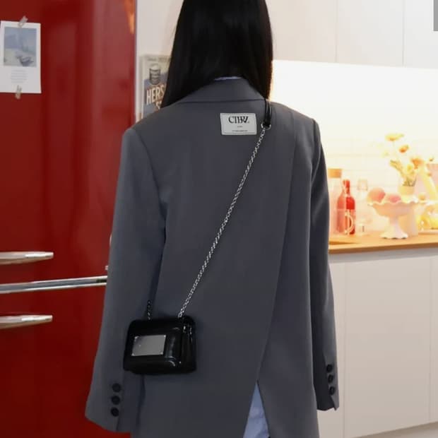 시티브리즈 루즈핏 절개 블레이저 자켓