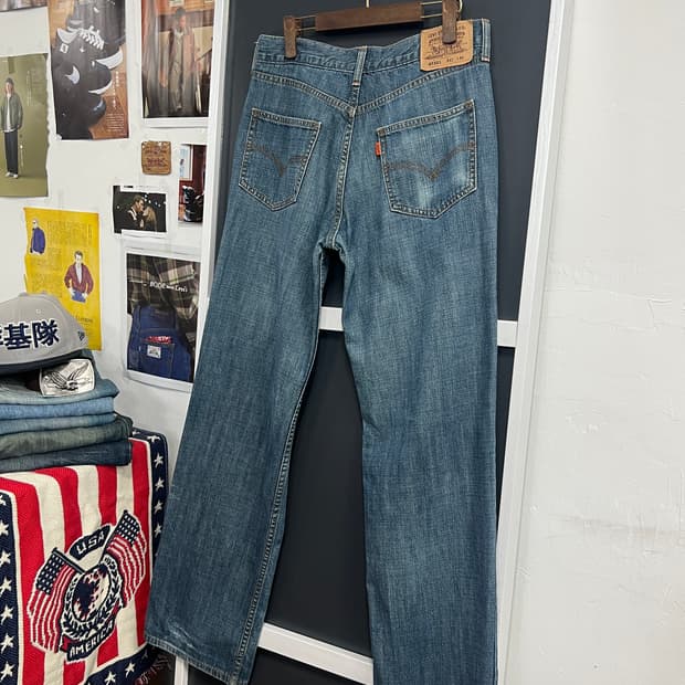Levis 리바이스 221 오렌지탭 스트레이트핏 데님 팬츠