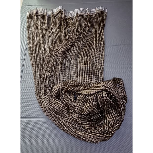 블랙골드펄 메쉬태슬 커튼(핀형)