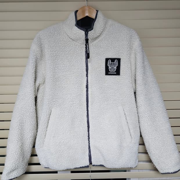 라이프워크 리버시블 뽀글이 플리스 자켓 M