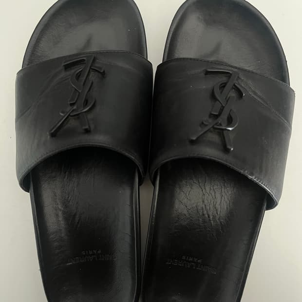 정품) 생로랑 슬리퍼 37