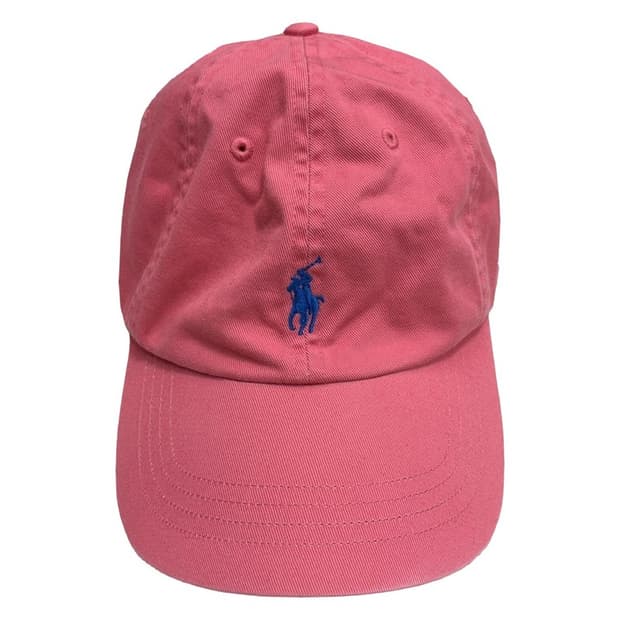 POLO 코튼 치노 베이스볼 캡 핑크