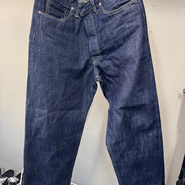 아웃스탠딩 w.w.ii인디고 셀비지데님