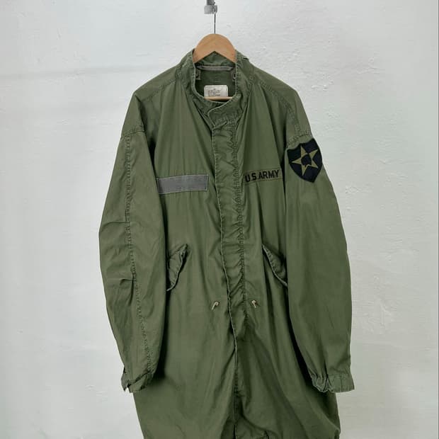 us military 오리지널 m-65 피쉬테일 스타 패치 파카