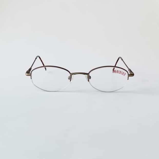 2550 데드스탁 픽키 엔틱브론즈 오벌 반무테 빈티지안경