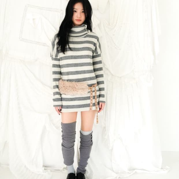 인앤양인하모니 -  Nana turtleneck (그레이)