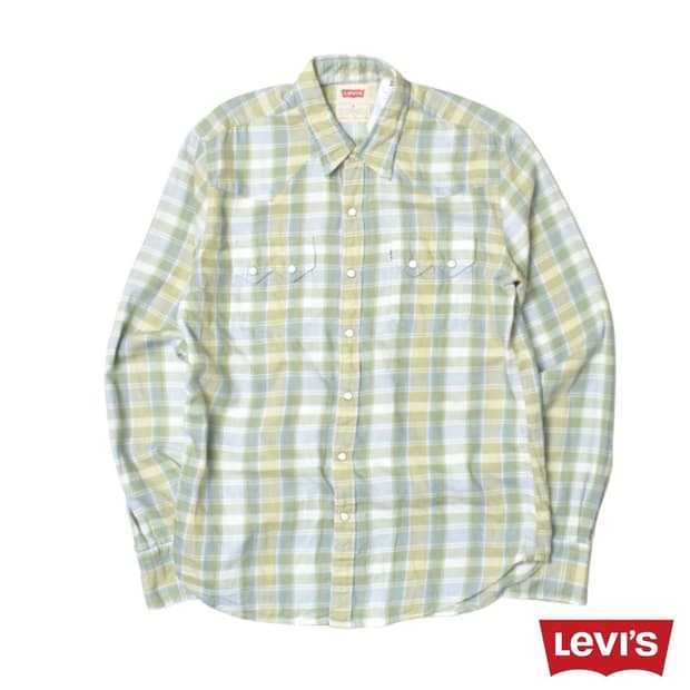 리바이스 웨스턴 체크 셔츠 남방 