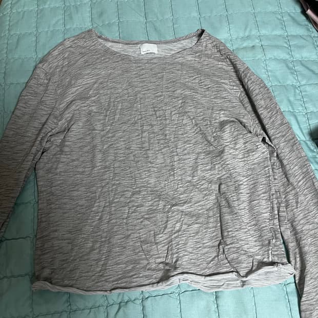 mono prive textured roll longsleeve