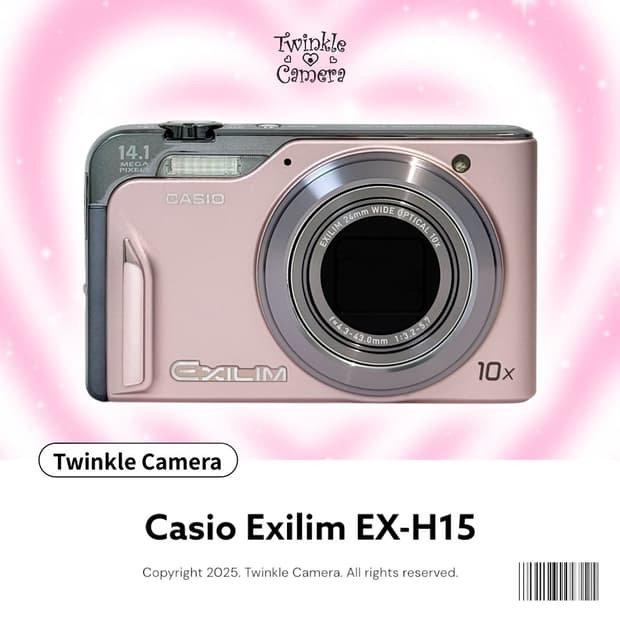 (츄 디카💕) Casio Exilim 카시오 엑슬림 EX-H15