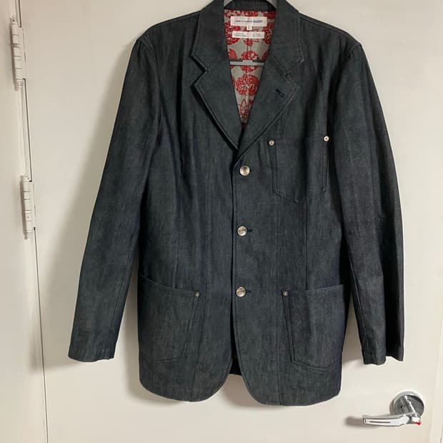 comme des garcons shirts denim jacket