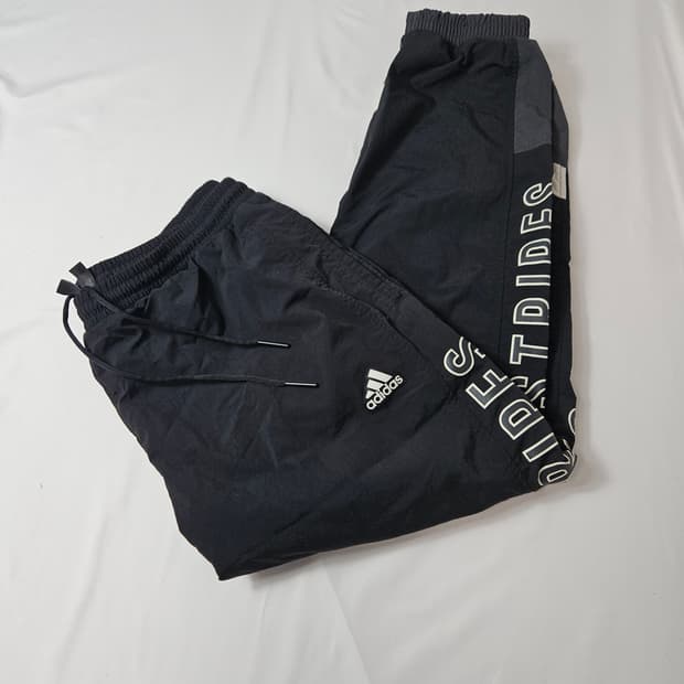 아디다스 루즈핏 우븐 조거팬츠 바지 커프트 트레이닝 XL