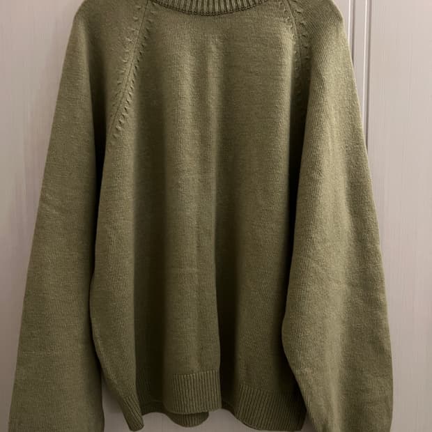 토마스모어 램스울 니트 (그린)