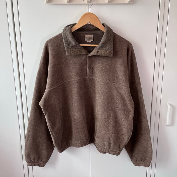 엘엘빈 LLBean 브라운 아방 후리스