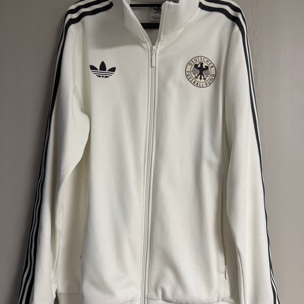 아디다스 독일 베켄바우어 트랙 탑 오프 화이트