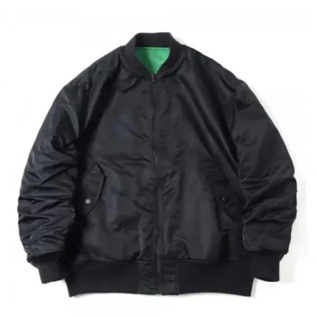 우루 URU MA-1 리버시블 블루종 블랙 2사이즈 새상품 판매