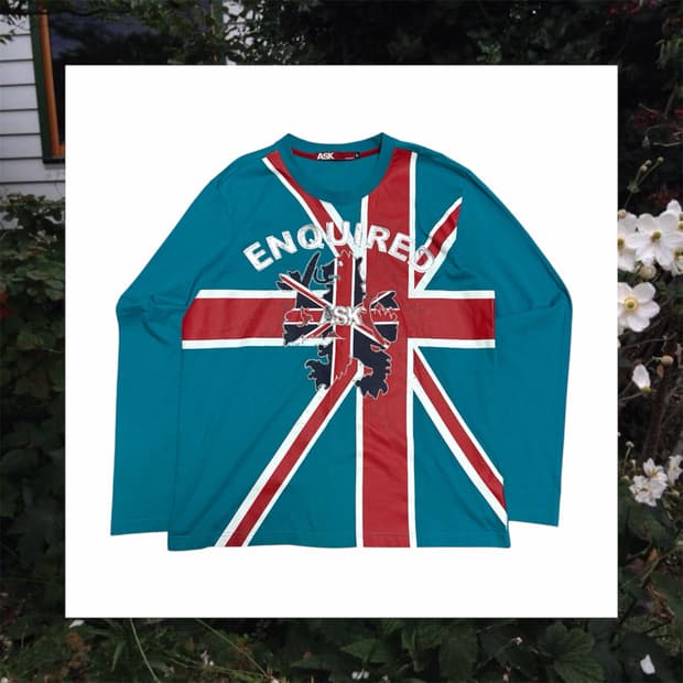 ASK 에스크 유니언 잭 롱슬리브