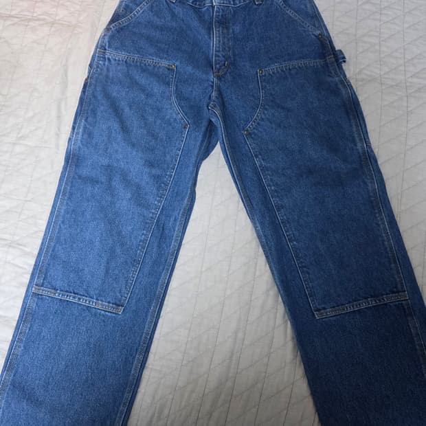 [36X32] 빈티지 칼하트 더블니 B73 DST 데님팬츠 굿컨디션B24