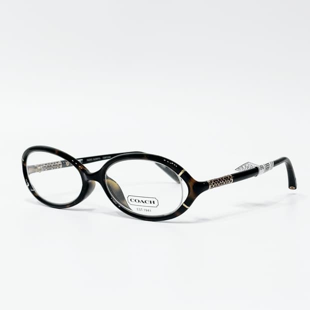 COACH 오벌 뿔테 데드스탁 빈티지안경