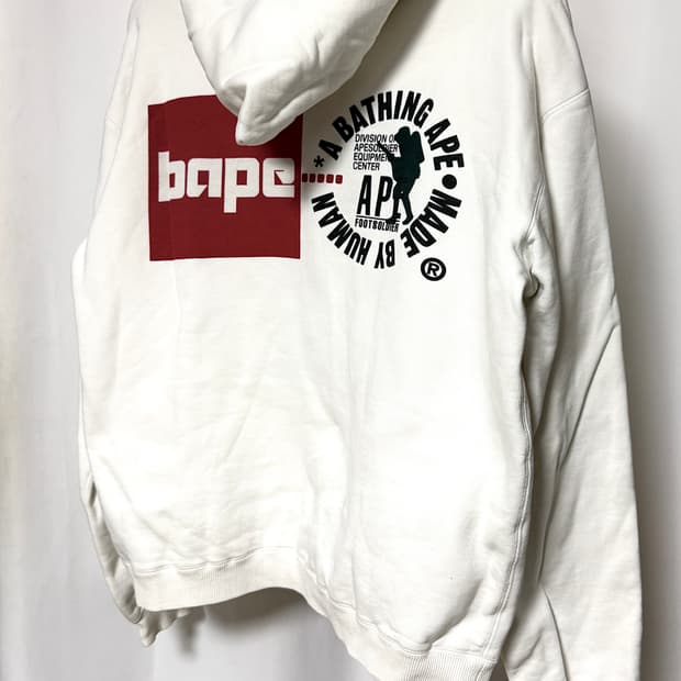 A BATHING APE 90s 시그니처 와플 후드집업
