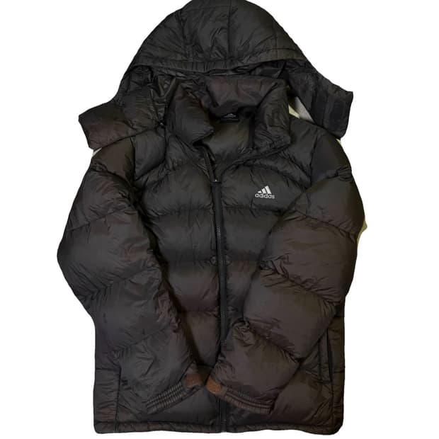 아디다스 후드 패딩 딥브라운 95