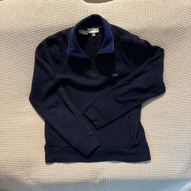 라코스테 반집업 맨투맨