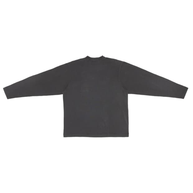 이지갭 롱슬리브 다크그레이 S