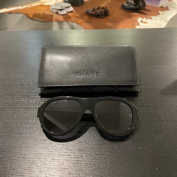 샤넬 파일럿 선글라스