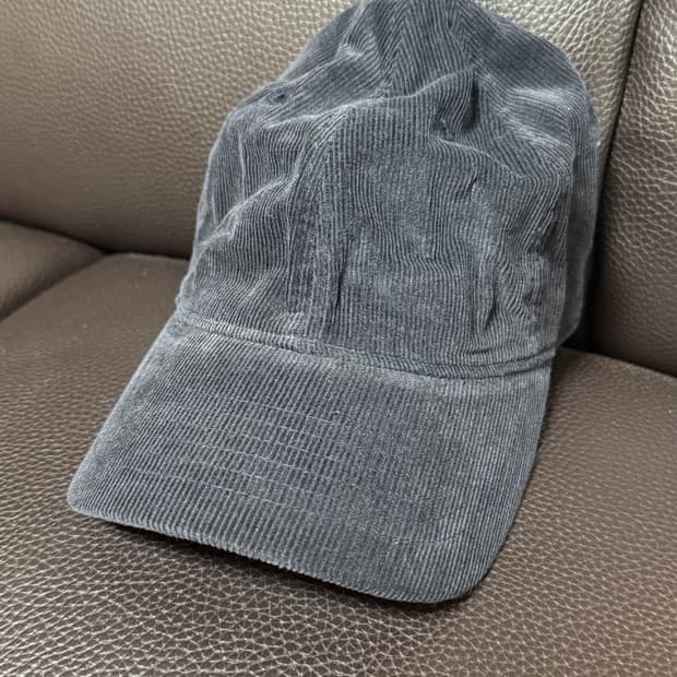[NON DEFINE] 코듀로이 네이비 볼캡