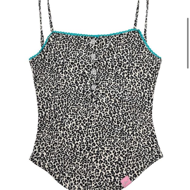 플리즈노팔로우 리리 레오파드 레이스탑