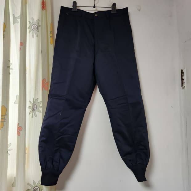 새옷)작업복용 네이비 솜바지 32