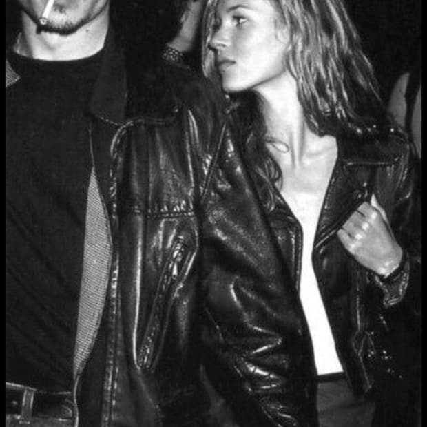 Balenciaga High Neck Leather Jacket