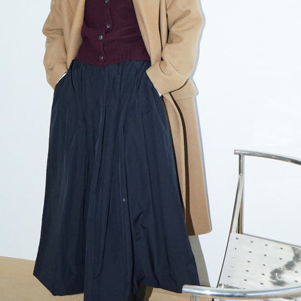 모노하 오버셔링 스커트