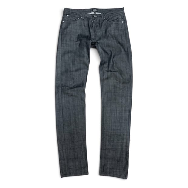 A.P.C 스탠다드 흑청 생지 데님 팬츠