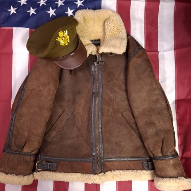 90's 미공군 B-3 TYPE 리얼레더 항공폭격기 무스탕