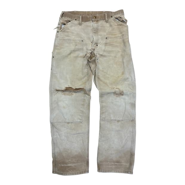 [junk] 빈티지 칼하트 b01 더블니 brn 썩블니