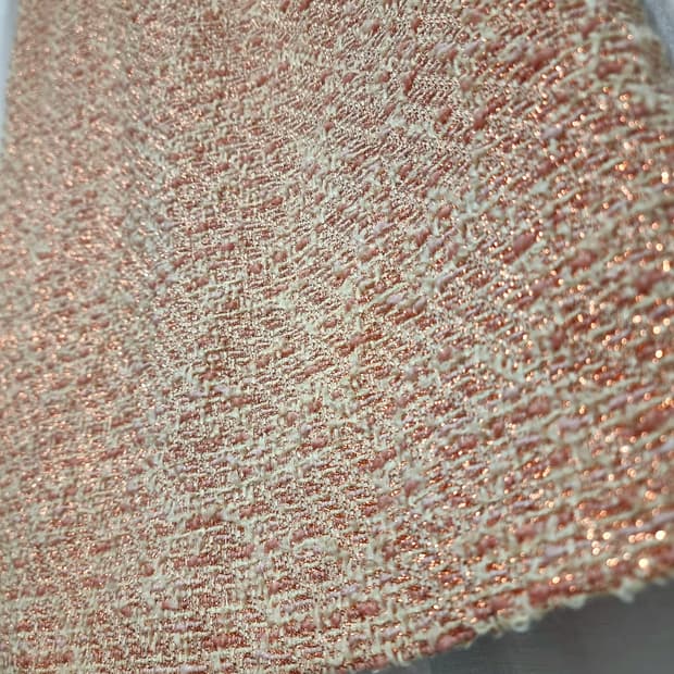 미쏘니 울93 버건디메탈사믹스 트위드 스커트 치마 (26인치) 상태중고