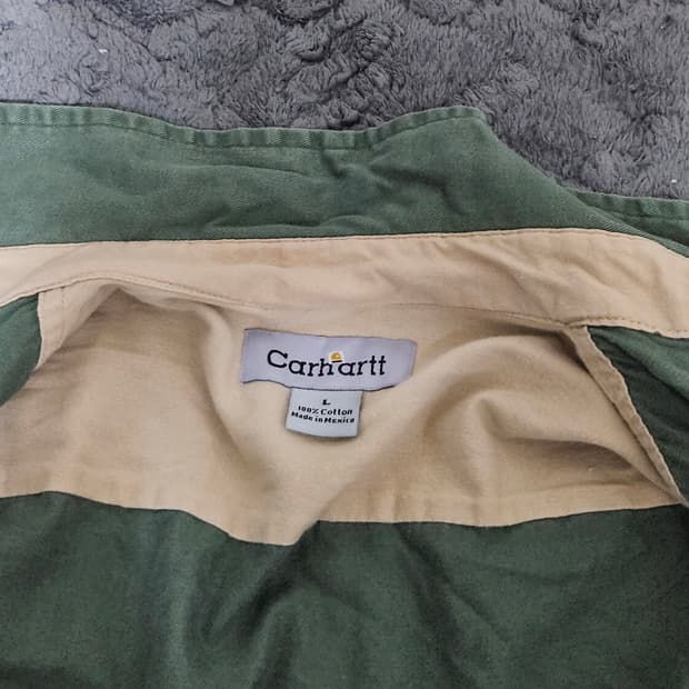 칼하트 카키 셔츠