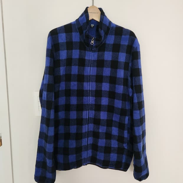 남자 유니클로 후리스 집업 L