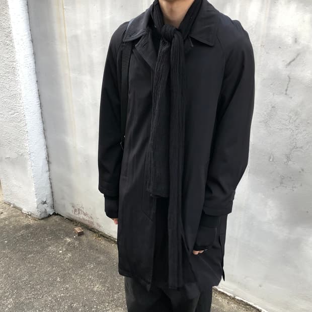 버버리  하이넥 싱글 코트