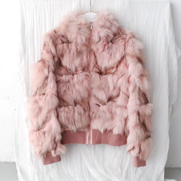 rabbit fur jacket