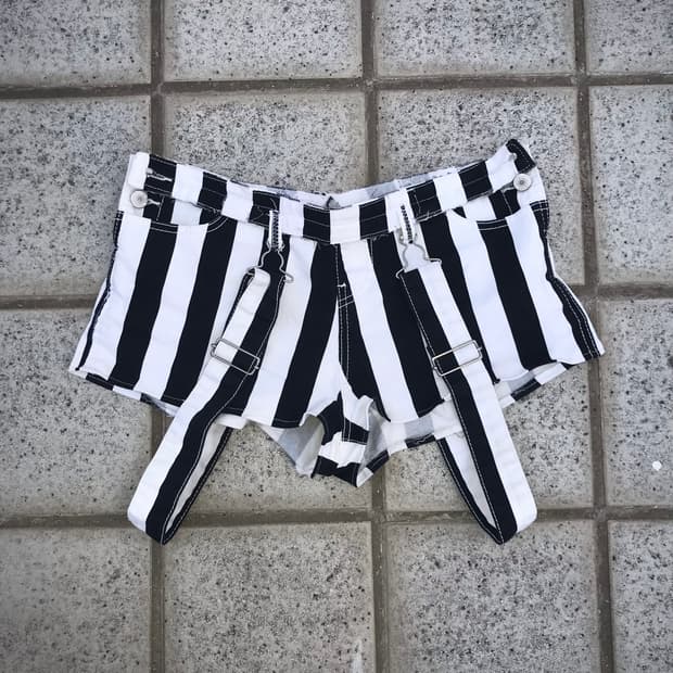 Striped Strap Shorts