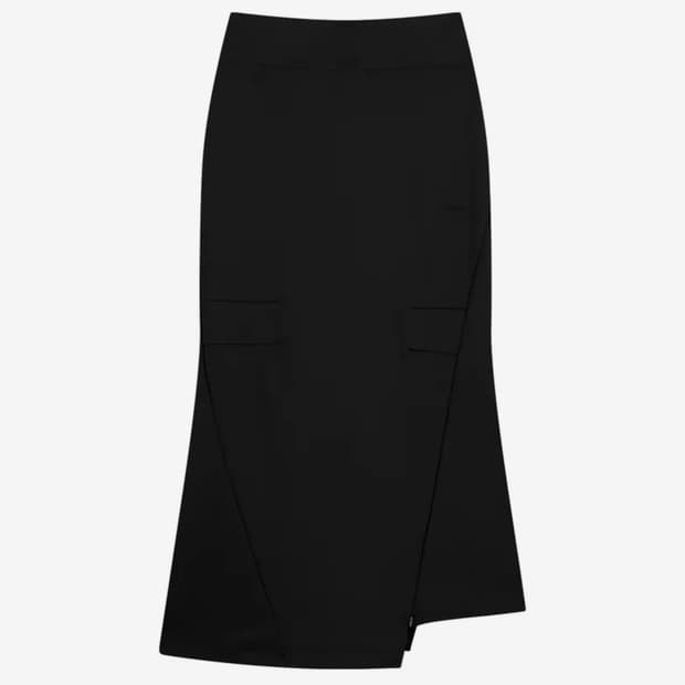오호스 Asymmetric Mermaid Jersey Skirt